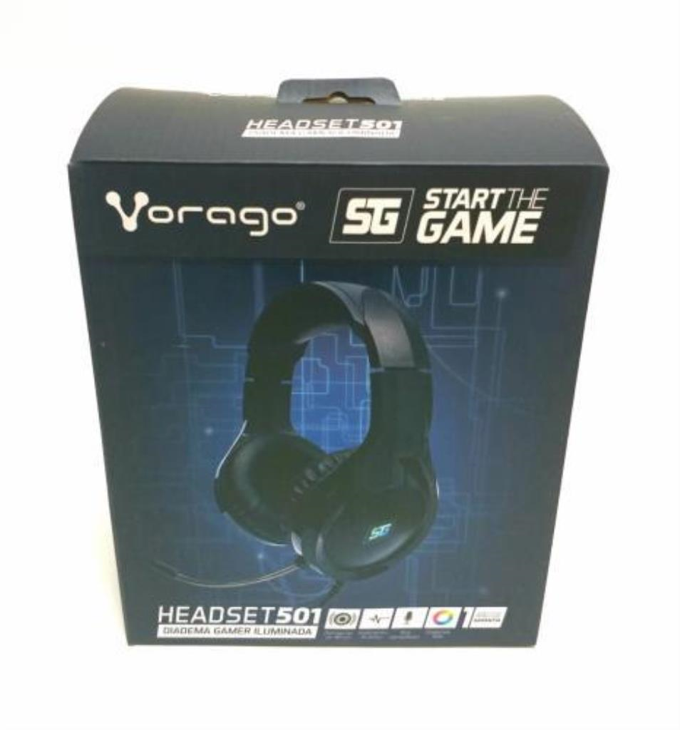 Diadema Gamer Start The Game 3.5mm Rgb 40mm       