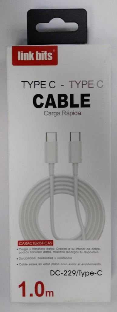 Cable De Carga Tipo C A Tip C                      Link Bits