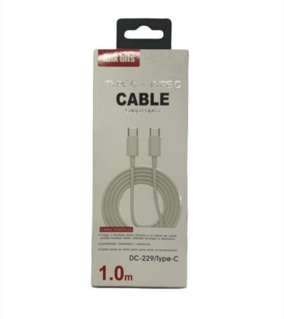 Cable De Carga Tipo C A Tip C                      Link Bits