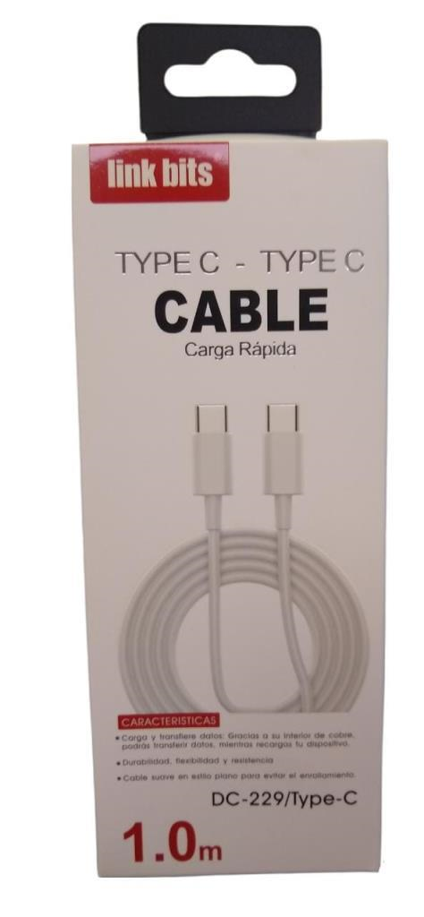 Cable De Carga Tipo C A Tip C                      Link Bits