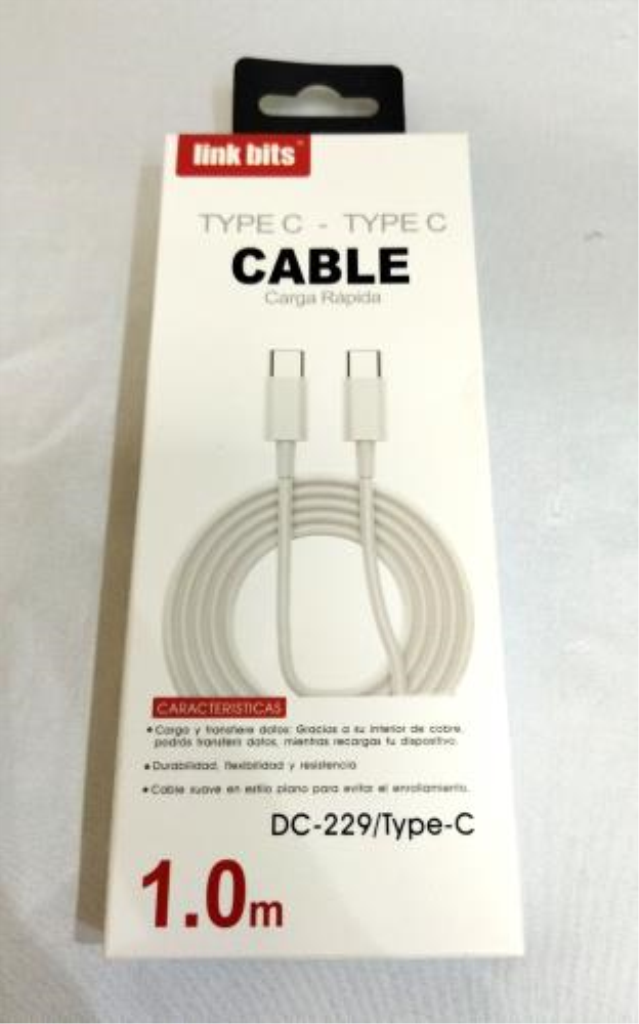 Cable De Carga Tipo C A Tip C                      Link Bits