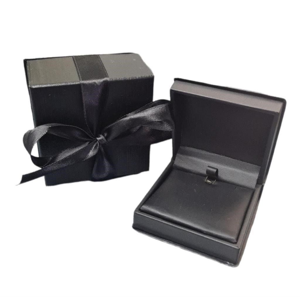 Estuche Platino Para Arete Chico 