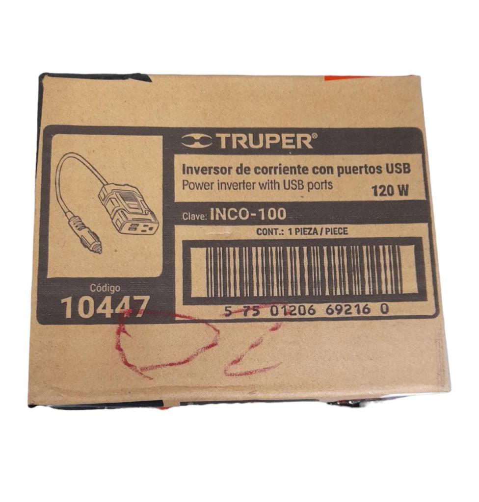 Inversor De Corriente Con Puertos Usb 120w 