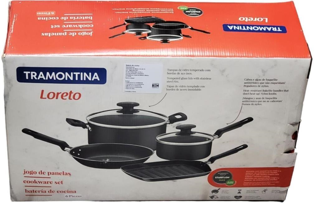 Batería de Cocina Tramontina Loreto 6 Pzs