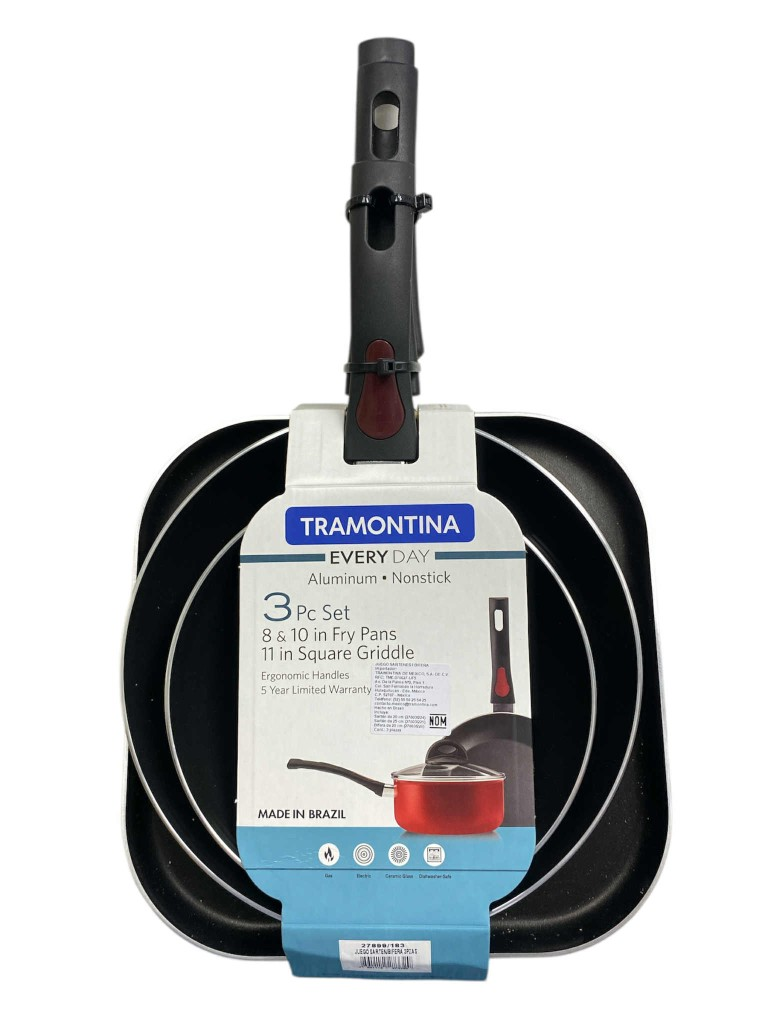 Juego Sarten/bifera 3pzas 