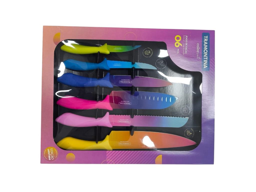 Juego Cuchillos 6pzas Colorcut 