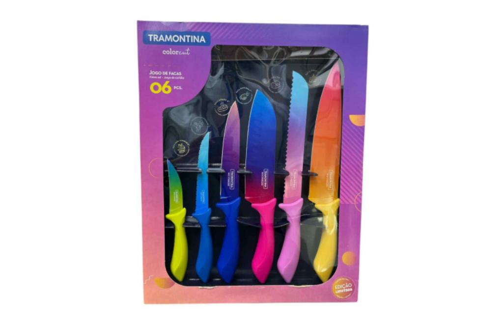 Juego Cuchillos 6pzas Colorcut 