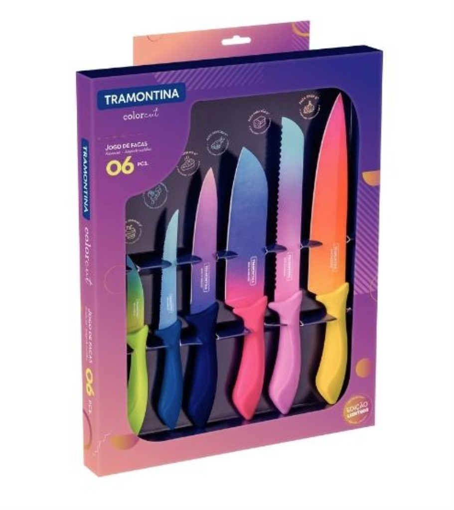 Juego Cuchillos 6pzas Colorcut 