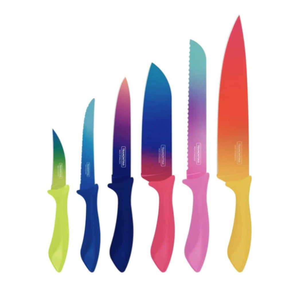 Juego Cuchillos 6pzas Colorcut 