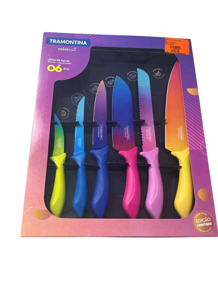 Juego Cuchillos 6pzas Colorcut 