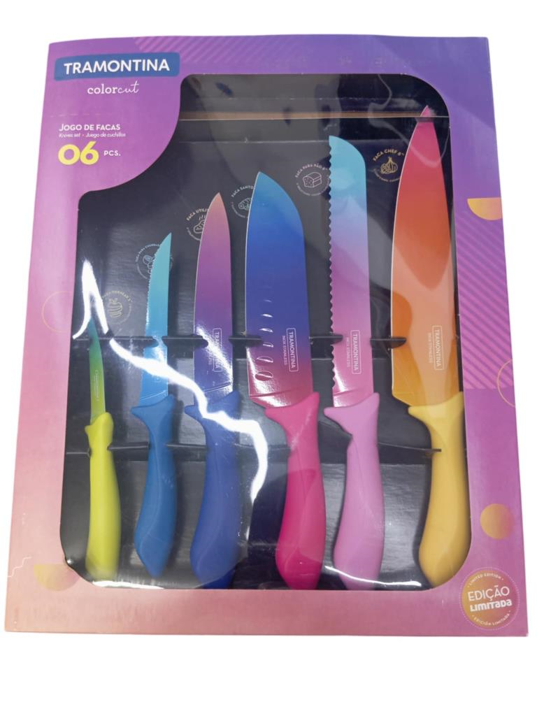 Juego Cuchillos 6pzas Colorcut 