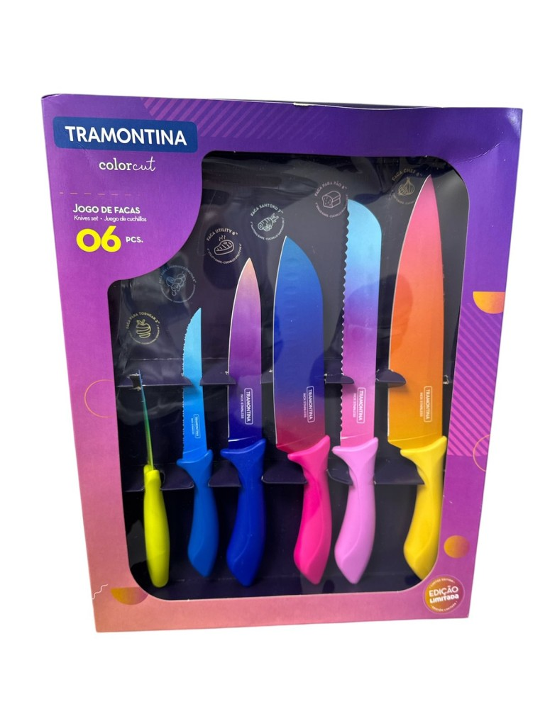 Juego Cuchillos 6pzas Colorcut 