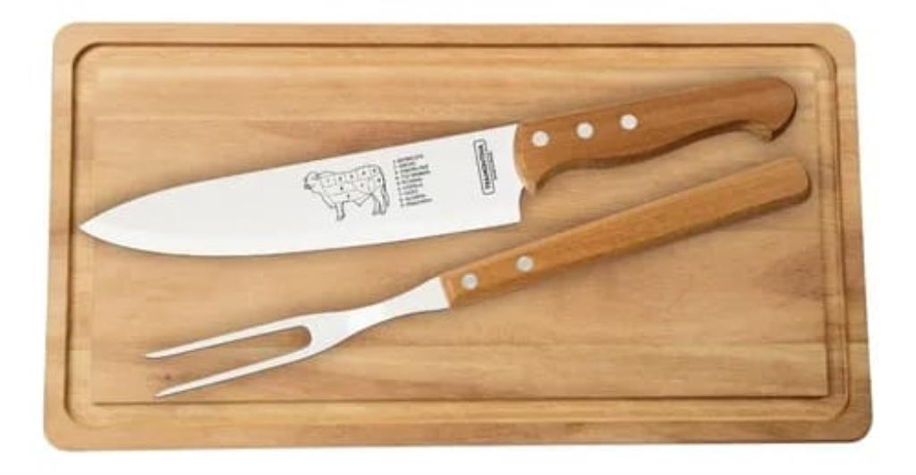 Jgo. Para Asado 3 Pzas Tradicional 