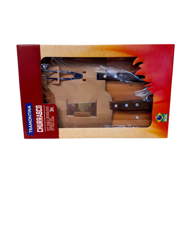 Jgo. Para Asado 3 Pzas Tradicional 