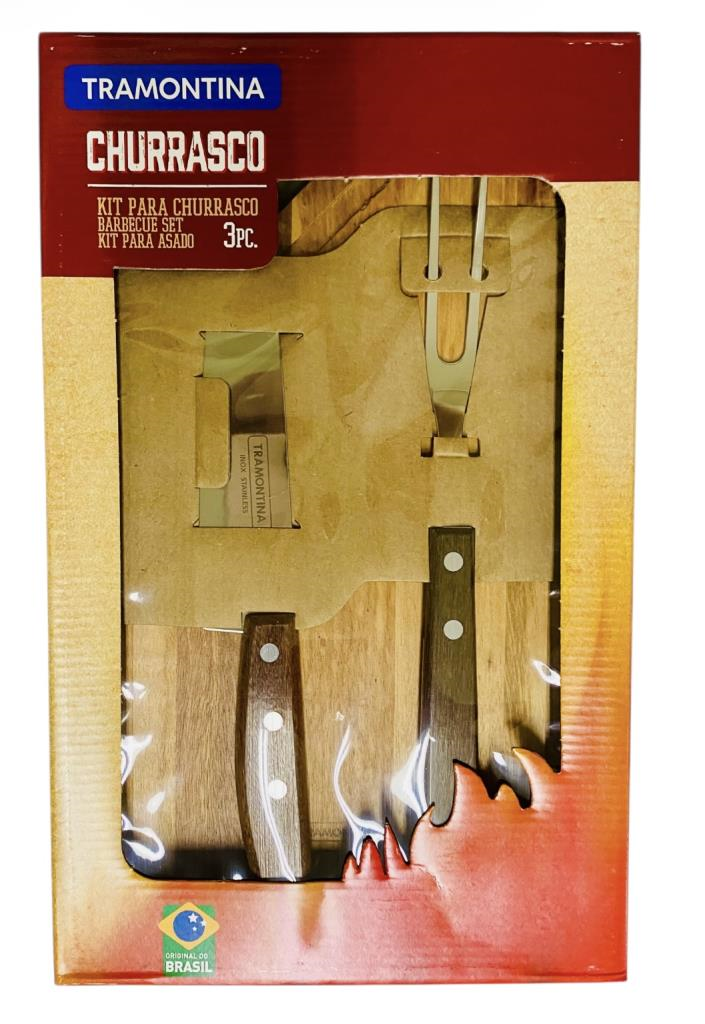 Jgo. Para Asado 3 Pzas Tradicional 