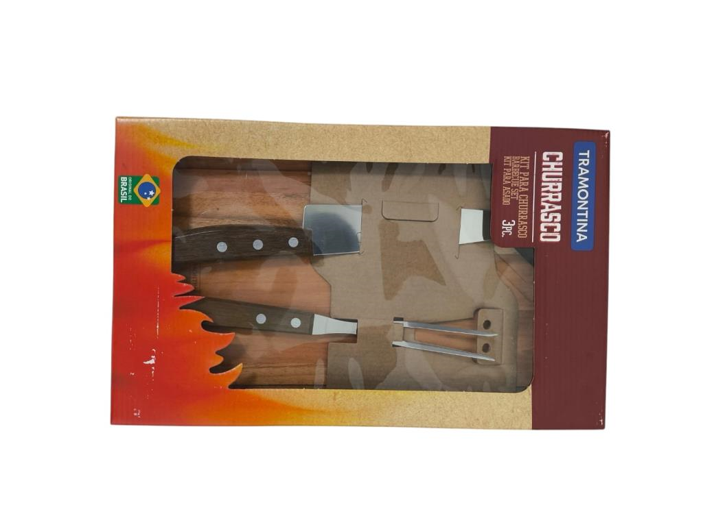 Jgo. Para Asado 3 Pzas Tradicional 