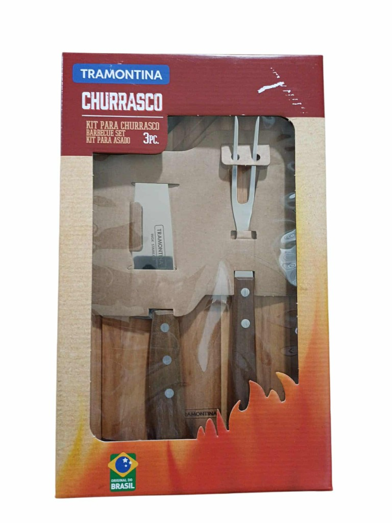 Jgo. Para Asado 3 Pzas Tradicional 