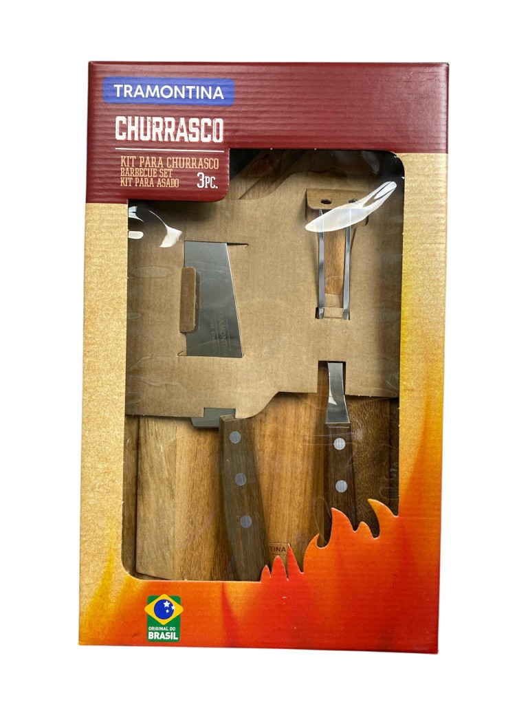 Jgo. Para Asado 3 Pzas Tradicional 