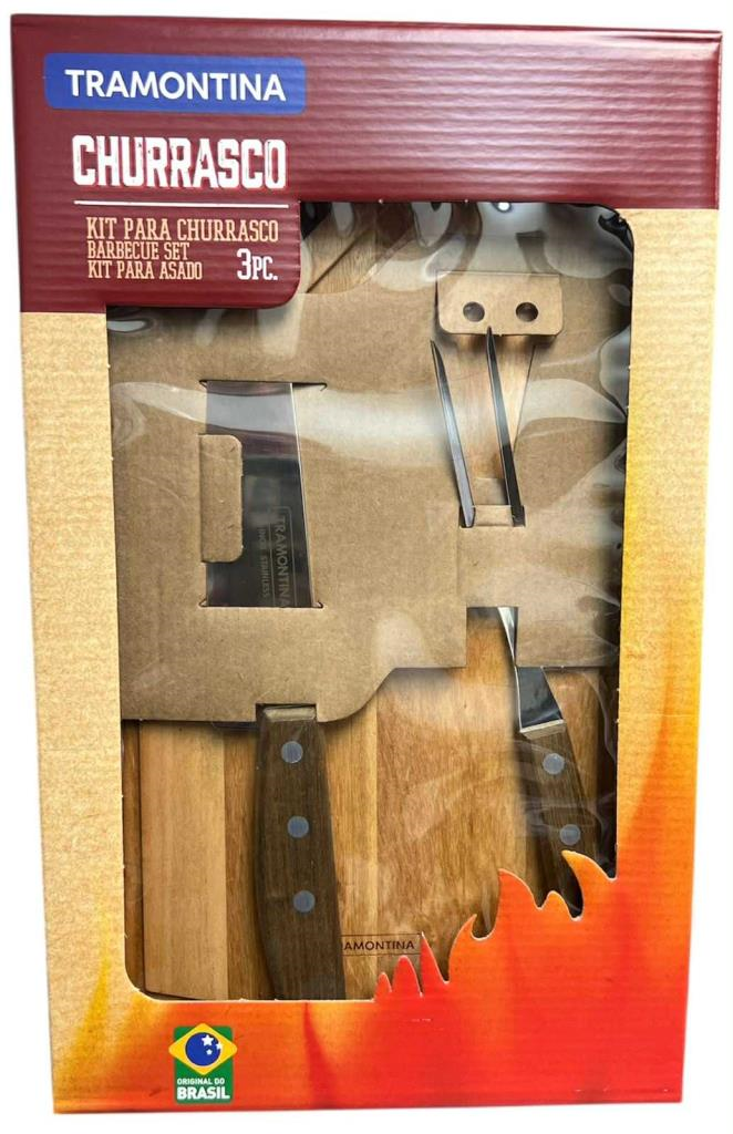 Jgo. Para Asado 3 Pzas Tradicional 