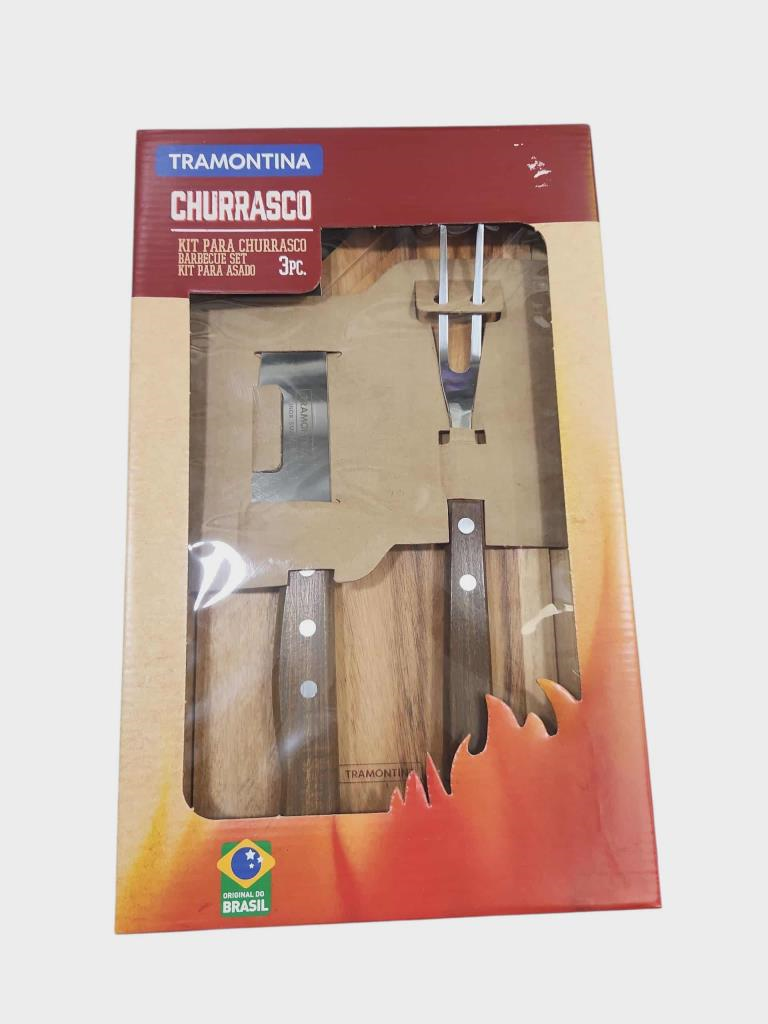 Jgo. Para Asado 3 Pzas Tradicional 