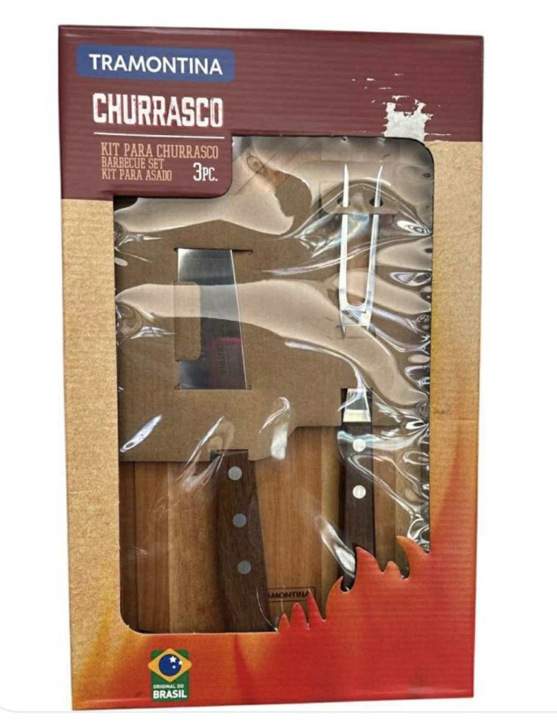 Jgo. Para Asado 3 Pzas Tradicional 