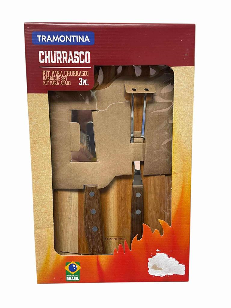 Jgo. Para Asado 3 Pzas Tradicional 